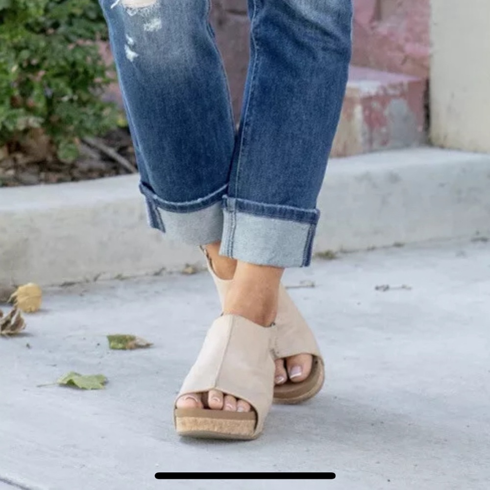 Mia‎ High Rise Mom Cuffed Dark Blue Wash Jeans - 27 - Picture 10 of 10